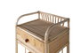 Giner y Colomer Mesita de Noche Rattan Natural 65x50x40 cm Sin Montaje